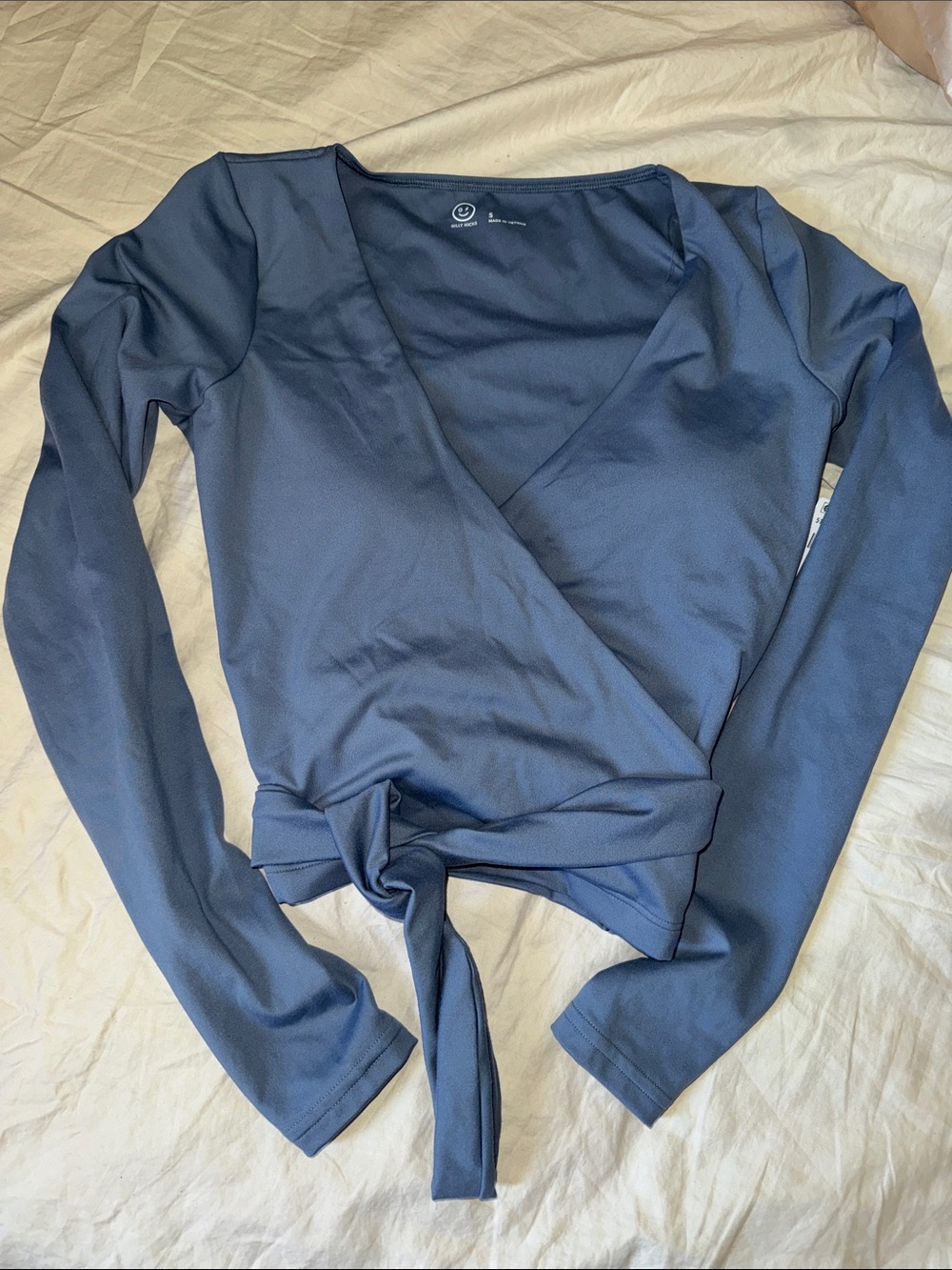 Hollister Long-Sleeve Wrap Top